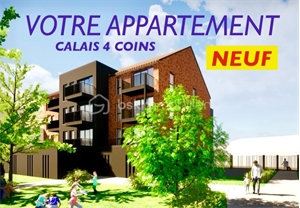 appartement neuf à la vente -   62100  CALAIS, surface 51 m2 vente appartement neuf - UBI470310206